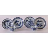 A lot of various Chinese blue/white porcelain, China 18th century, to. 6x.