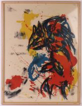 Appel, Karel (1921-2006) "Figure", signed in full in pencil bottom right, color lithograph/paper no.