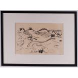 Wiegers, Jan (Oldenhove 1893 A'dam-1959) "Dune landscape", signed in full in pencil l.r., litoh/