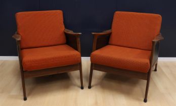 A set of vintage design chairs, Fagas, Denmark, 1950s, to. 2x.
