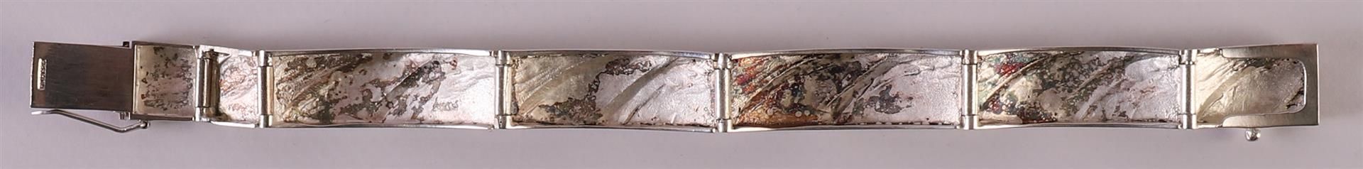 A 1st grade 925/1000 silver vintage design bracelet "MJH Matti J.Hyvärinen Finnland", marked ' - Image 3 of 3