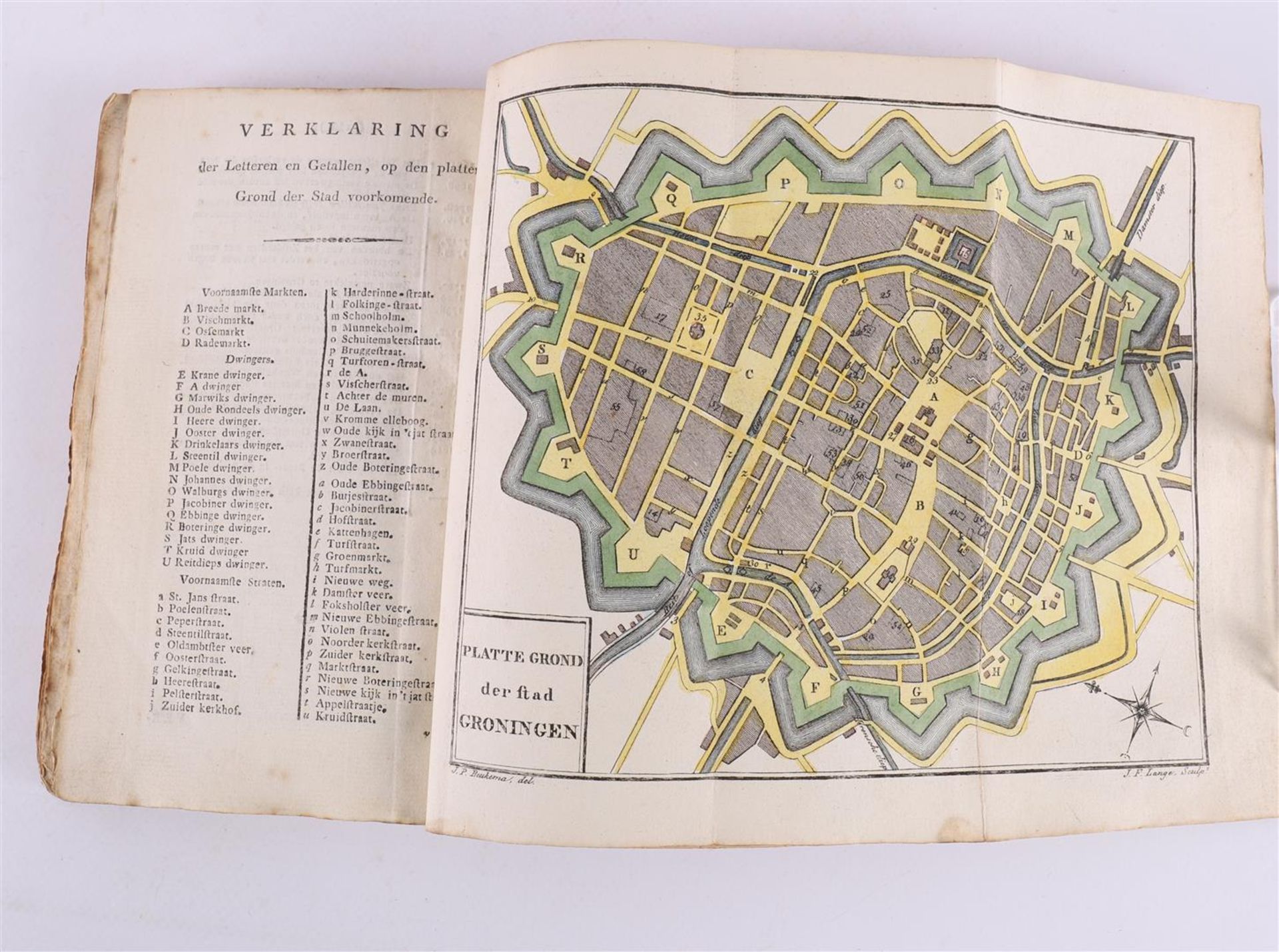 Groningenana. J.P. Beukema. Description of the city of Groningen; for the youth, with 1 - Bild 3 aus 3