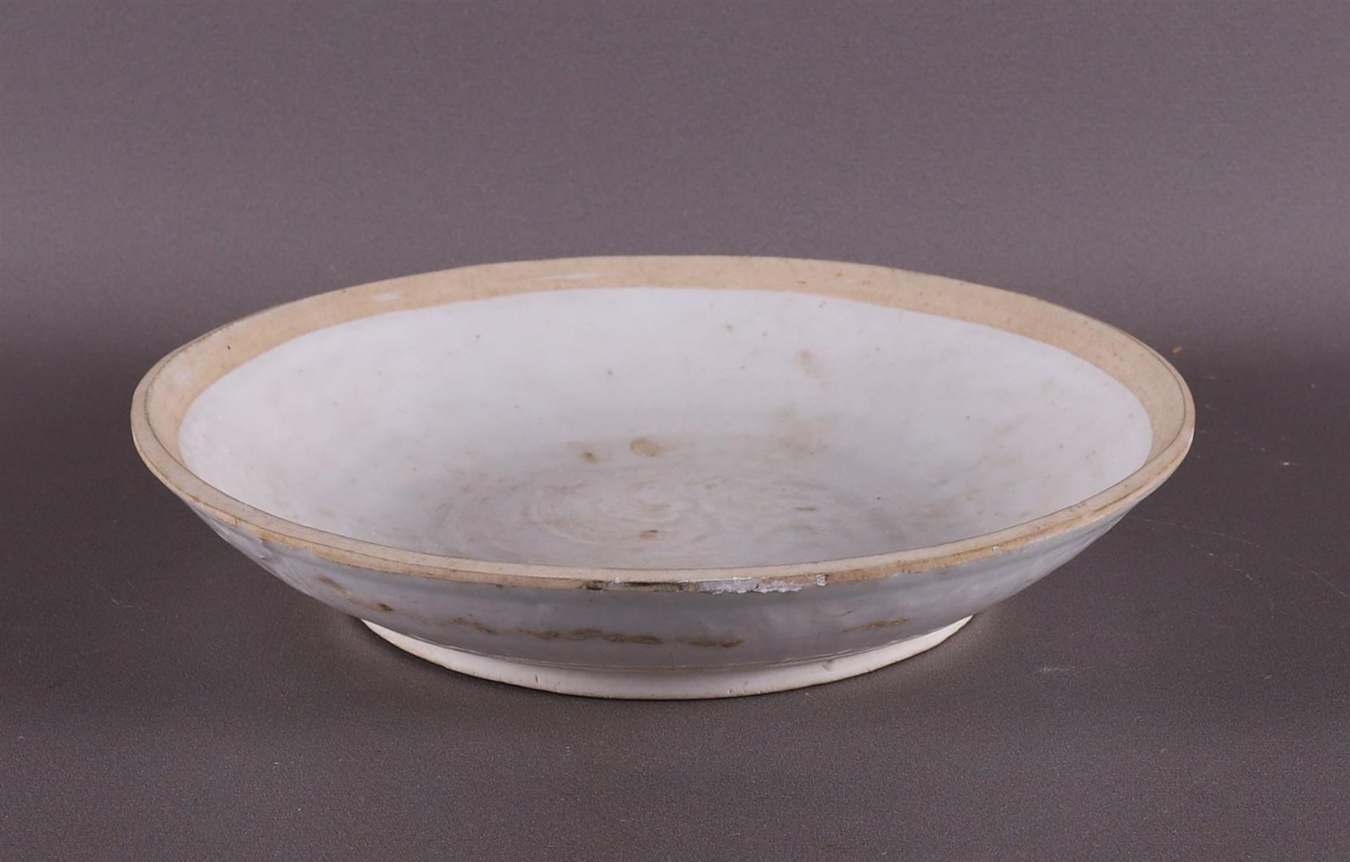 A white glazed Dingyao dish, China, Song dynasty.