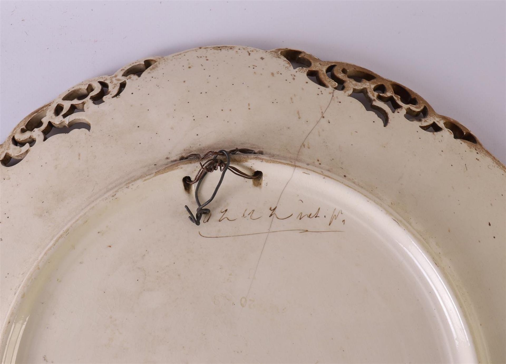 A pair of Art Nouveau earthenware dishes, Bohemia, around 1900. - Image 6 of 9