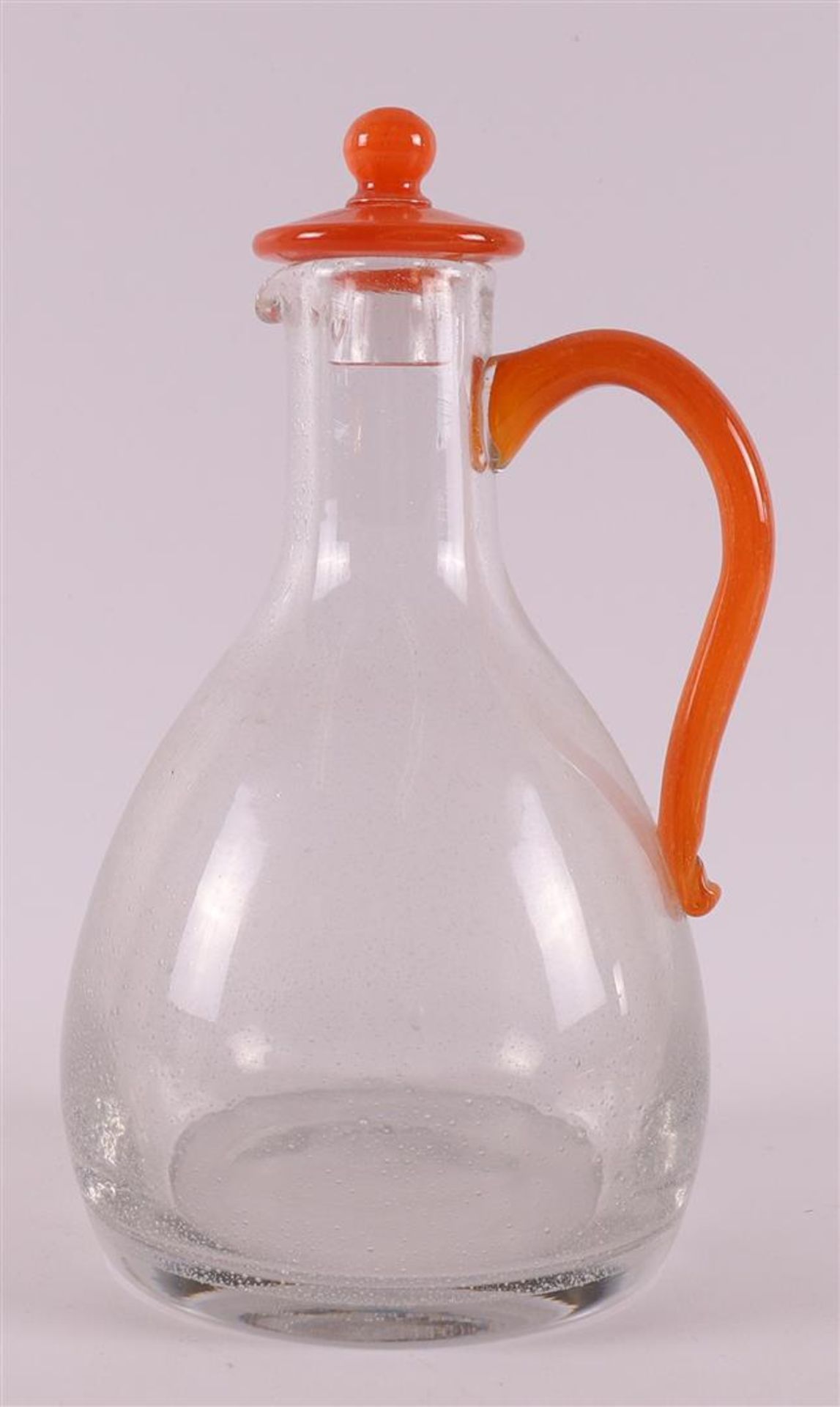 An Art Deco liqueur decanter with matching glasses, France, Daum Nancy, ca. 1930 - Image 3 of 8