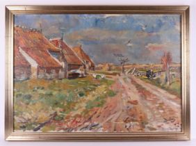 Dulmen, van Krumpelman, E.B (1897-1987) 'Farm on Terschelling',