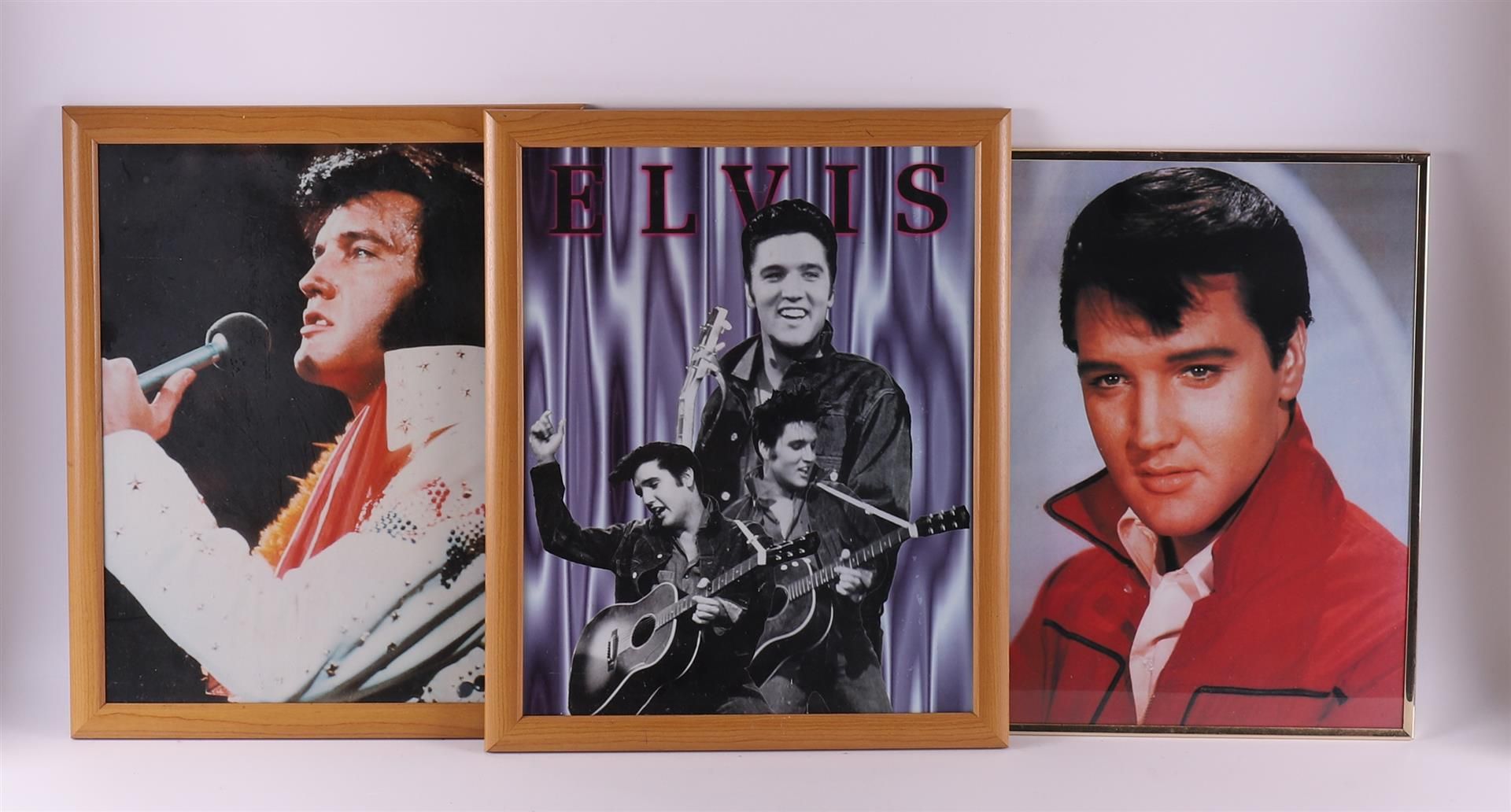 A lot of various Elvis Presley memorablia, posters and puzzles as posters. - Image 4 of 4
