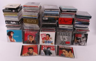 A lot of various Elvis Presley CDs.