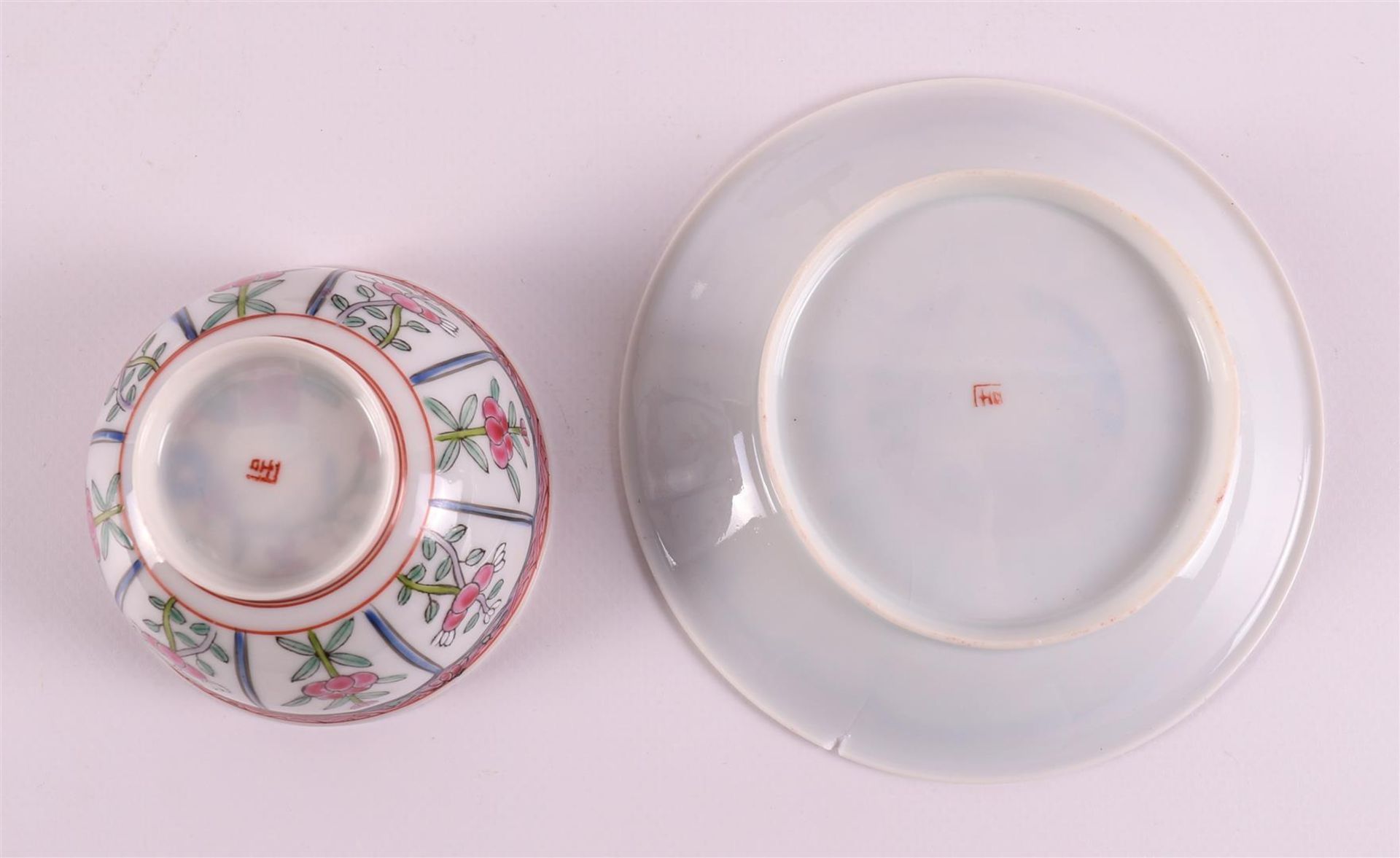 A set of blue/white porcelain plates, China, 18th/19th century. - Bild 13 aus 14