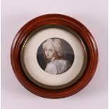 A miniature portrait of 'Portrait of Beatrice Cenci', Italian school,