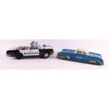 A lot of various tin toy police cars, 2nd half of the 20th century