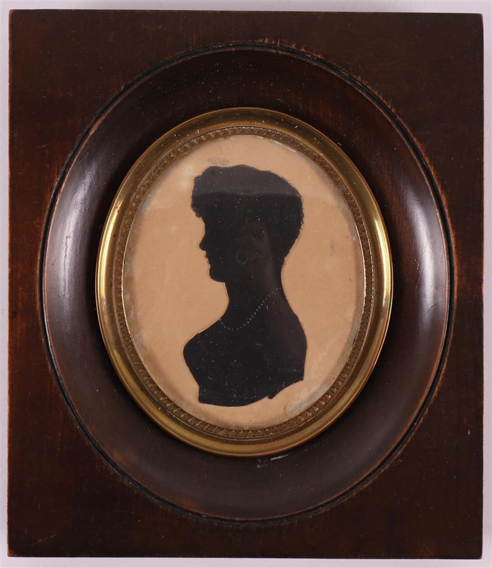 A miniature portrait on parchment of 'Majoor Jacobus Sappius Graevestein, - Bild 4 aus 5