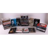 A lot of various Elvis Presley DVDs.