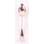 A partly hammered 1st grade silver occasional spoon, F. R. Pregt