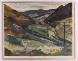 Klompien, Marten (1916-1996) 'Mountain landscape', 1965,