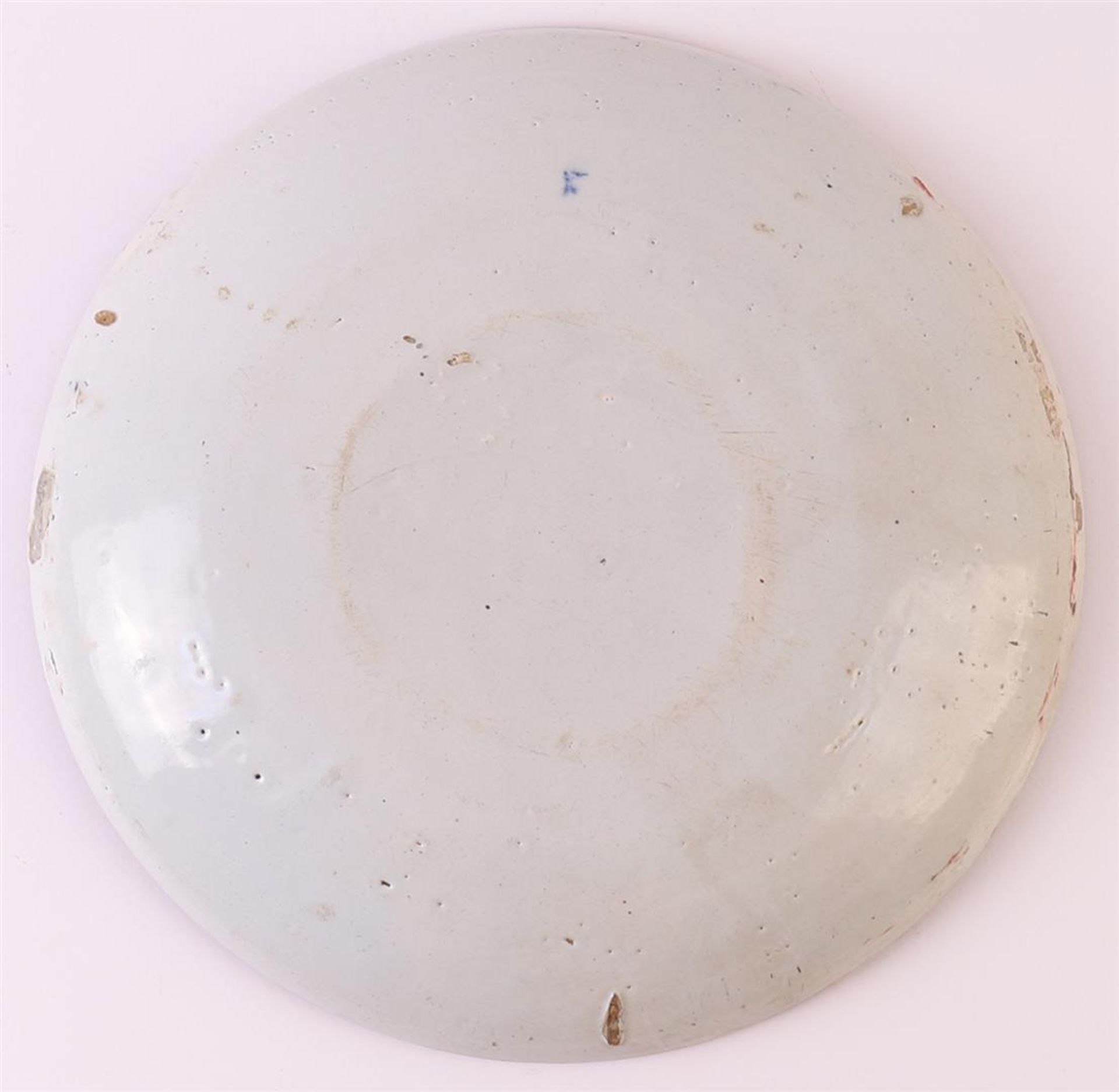 A set of polychrome Delft earthenware plates, so-called pancake, Holland - Bild 8 aus 13