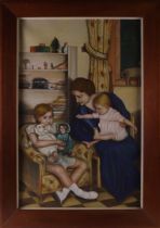 Raphaél, Bert (Zottegem 1903 - Merelbeke 1991) 'Mother with children',