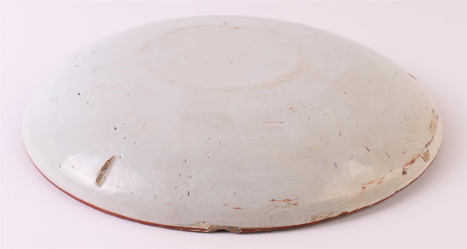 A set of polychrome Delft earthenware plates, so-called pancake, Holland - Bild 9 aus 13