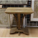 An oak Art Deco console table, ca. 1920