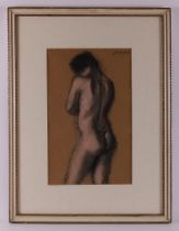 Dutch school 20th century 'Female nude seen from the back',