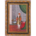 Indian school miniature: 'Maharaja Ranjit Singh', 19th/20th century.