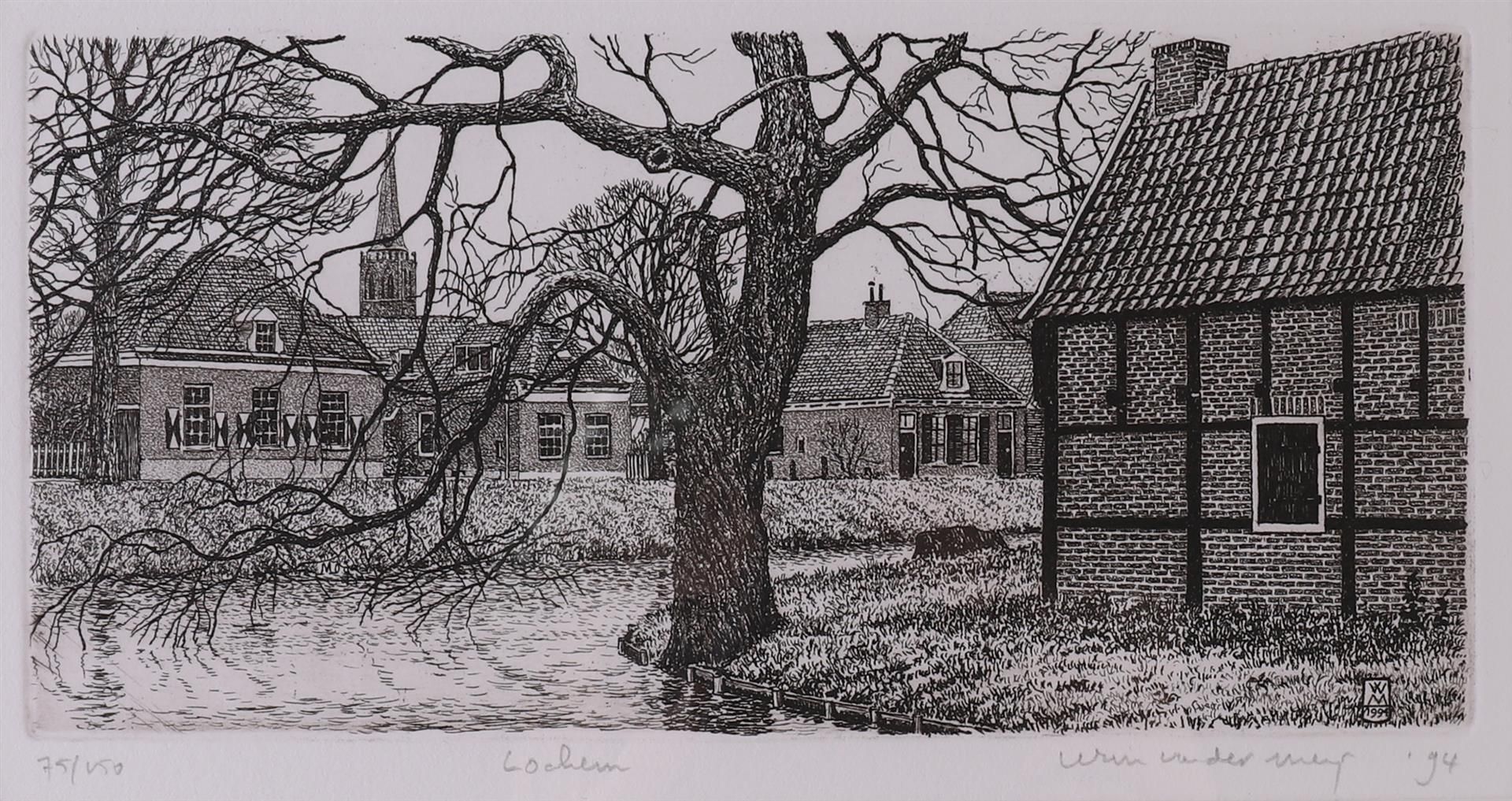 Meij, van der Wim (1949-) 'Lochem', - Bild 3 aus 3