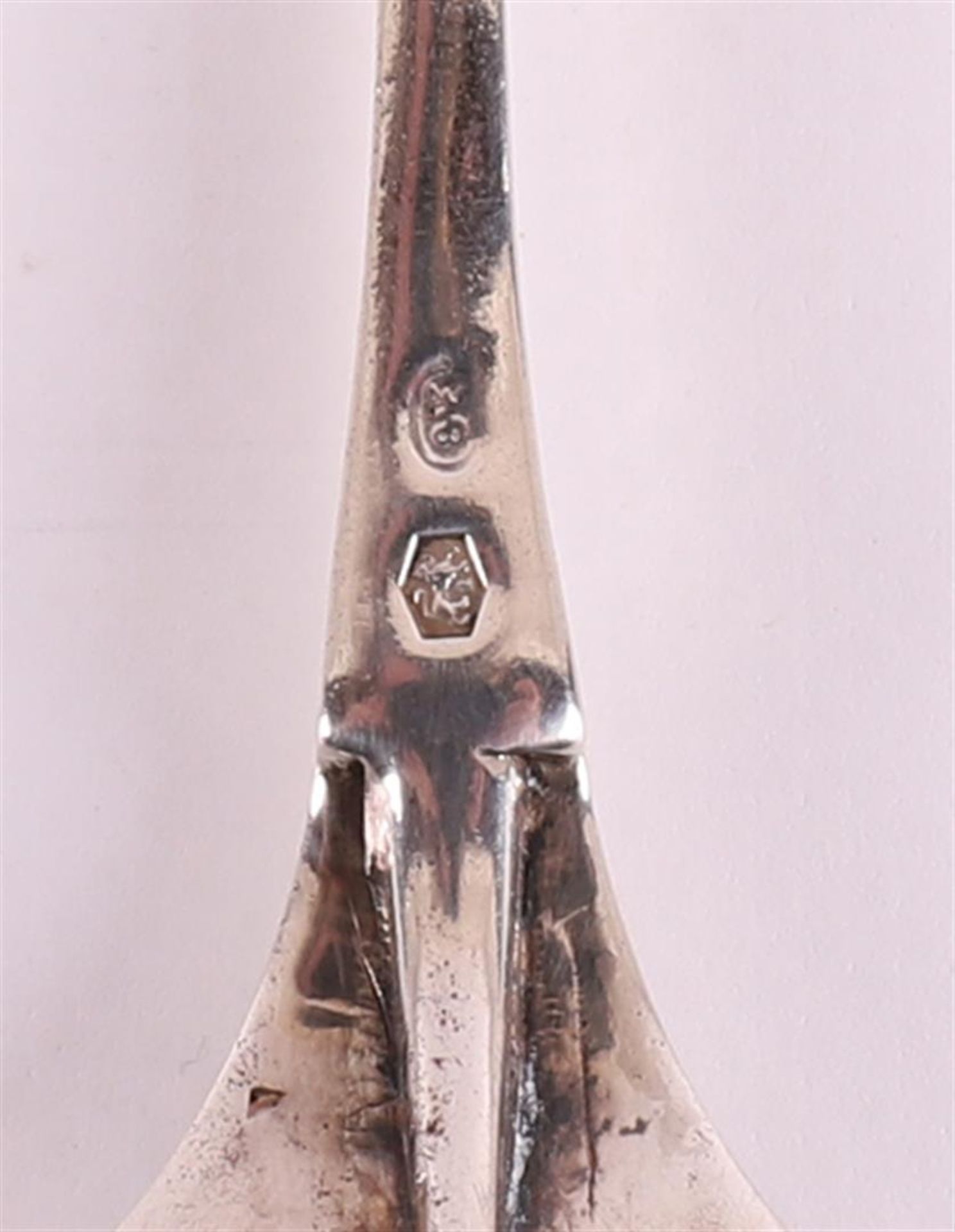 A second grade 835/1000 silver wet fruit scoop, year letter 1933. - Image 3 of 4