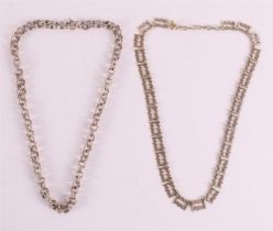 A second grade 835/1000 silver vintage necklace, 1960s