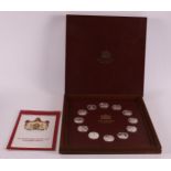 A Franklin Mint collection of medals 'The Juliana era'.