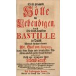 R. A. C. de Renneville, Sogenannte Hölle der Lebendigen, das ist die Welt-beruffene Bastille zu Pari