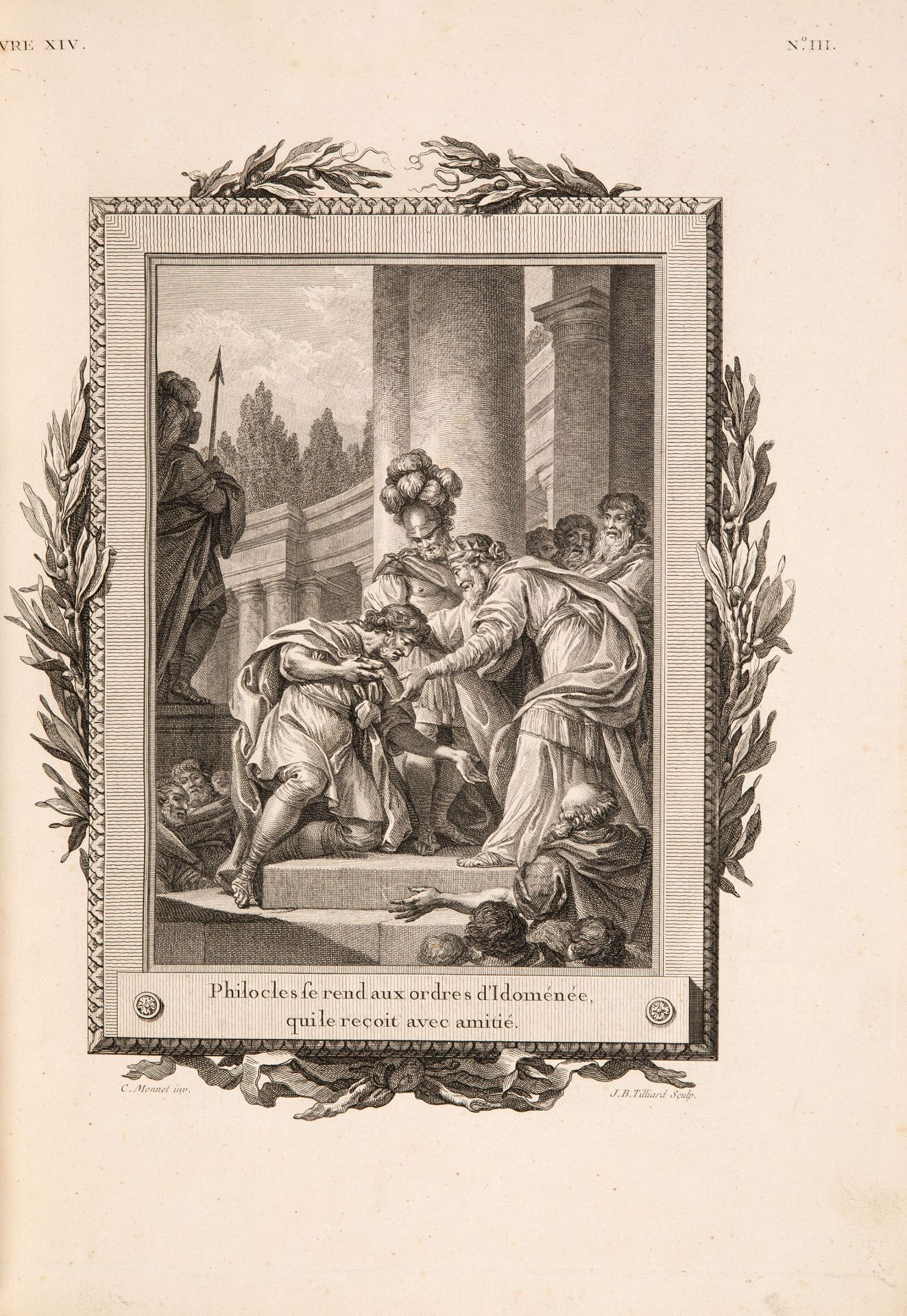 F. Fénélon, Les aventures de Télémaque. 2 Bände. Paris 1785 - Bild 2 aus 4