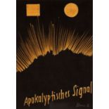 Bernhard Johannes Blume. Apokalyptisches Signal / Mondnacht im Gebirge / punktuelle Vorstellung. 198