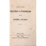 Judaica. - Schicksale und Galanterien eines türkischen Israeliten. Ulm 1830.