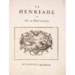 F. M. A. de Voltaire, La Henriade. London 1728.