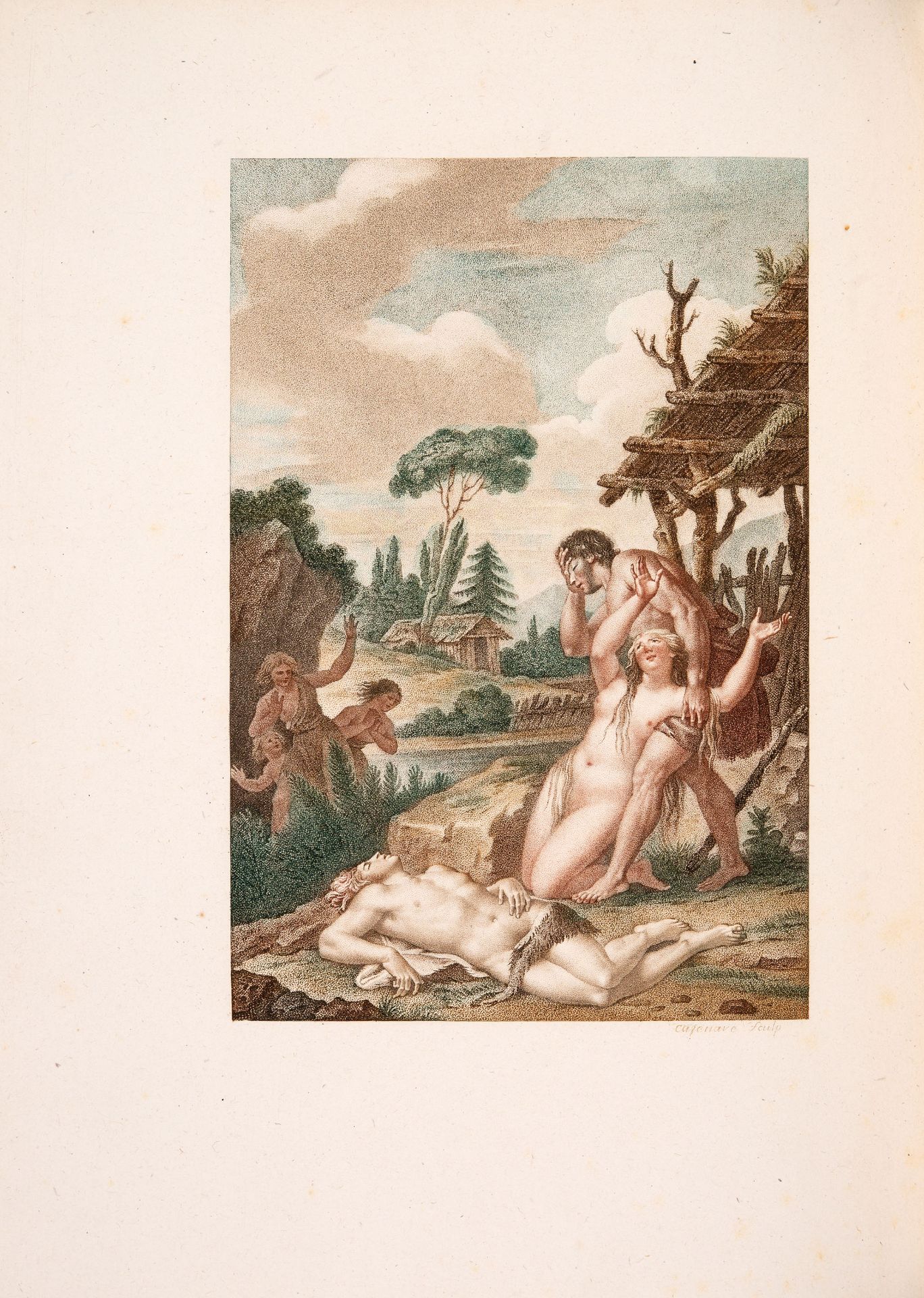 S. Gessner, Mort d'Abel, Poëme. Traduit par Hubert. Paris 1793. - Image 4 of 5