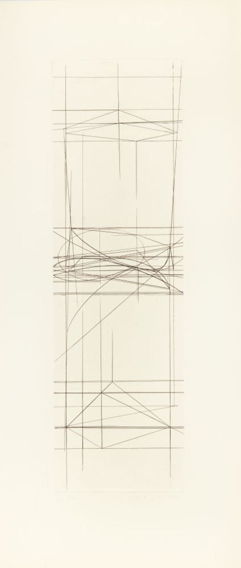 Günter Ferdinand Ris. Paysage Architecturals 1974/ Die Mescheder Mappe. 5 Blatt Radierungen und 6 Bl - Bild 4 aus 11