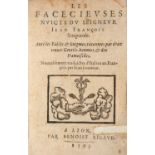 F. Straparola, Les facesieuses nuicts. Lyon 1595.