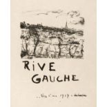 A. Salmon/ Vlaminck, Rive gauche. Paris 1951. - Ex. 38/50.