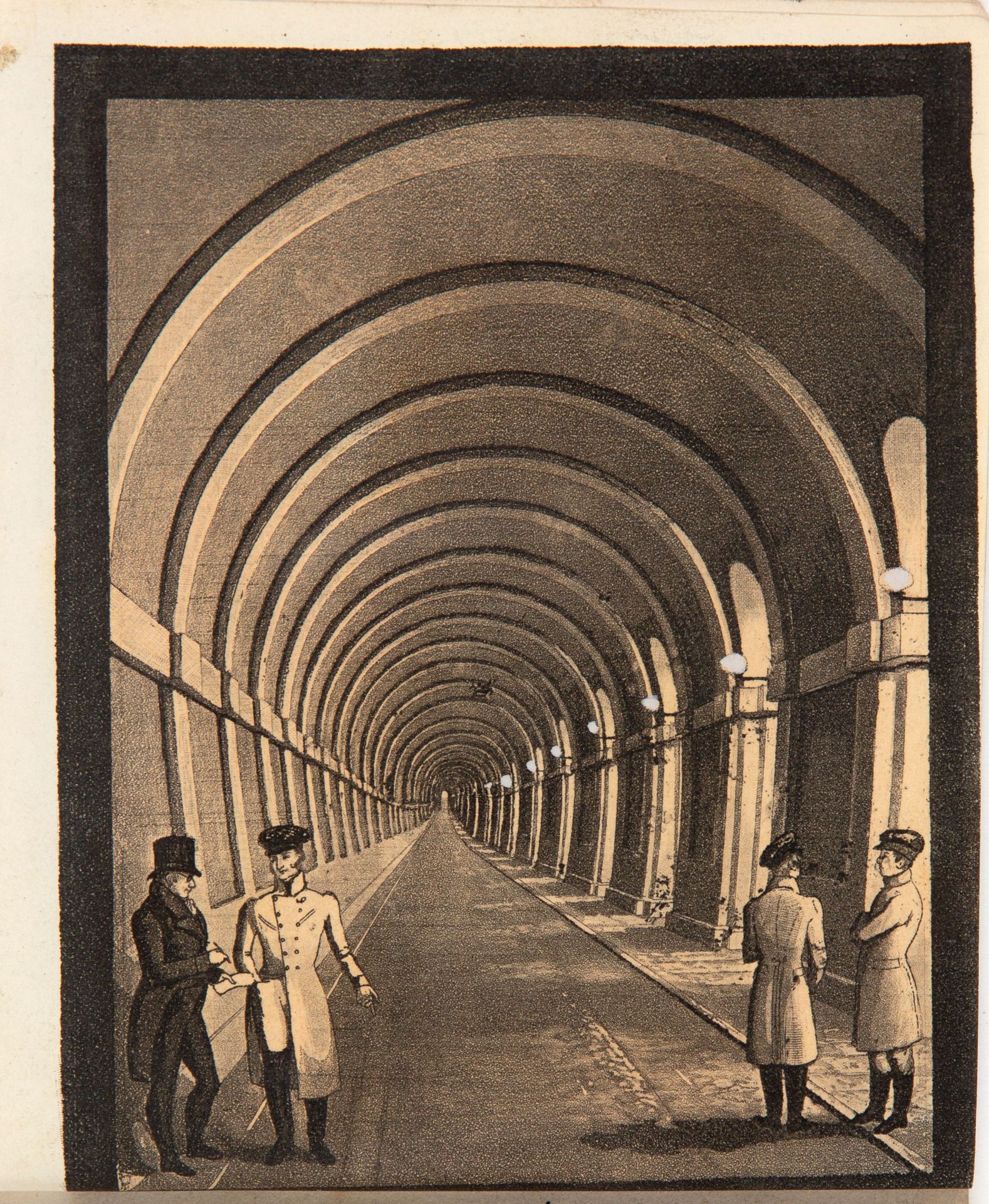 M. I. Brunel, Themse-Tunnel. -Explication des travaux entrepris. London 1837. - Image 2 of 3