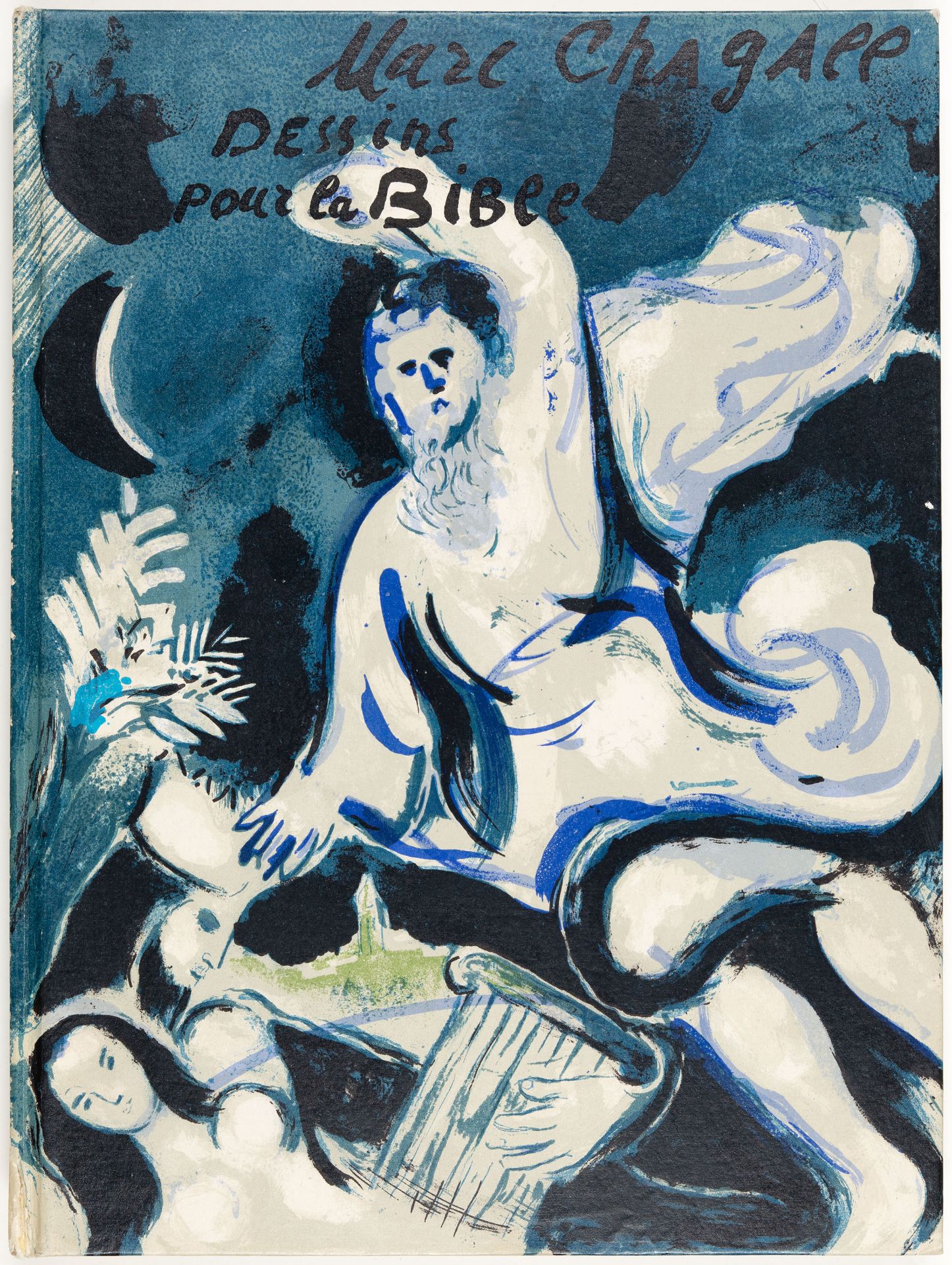 M. Chagall, Dessins pour la Bible. Verve VIII, 33-34, sign. und Verve X, 37-38. 2 Bde. Paris 1956-60