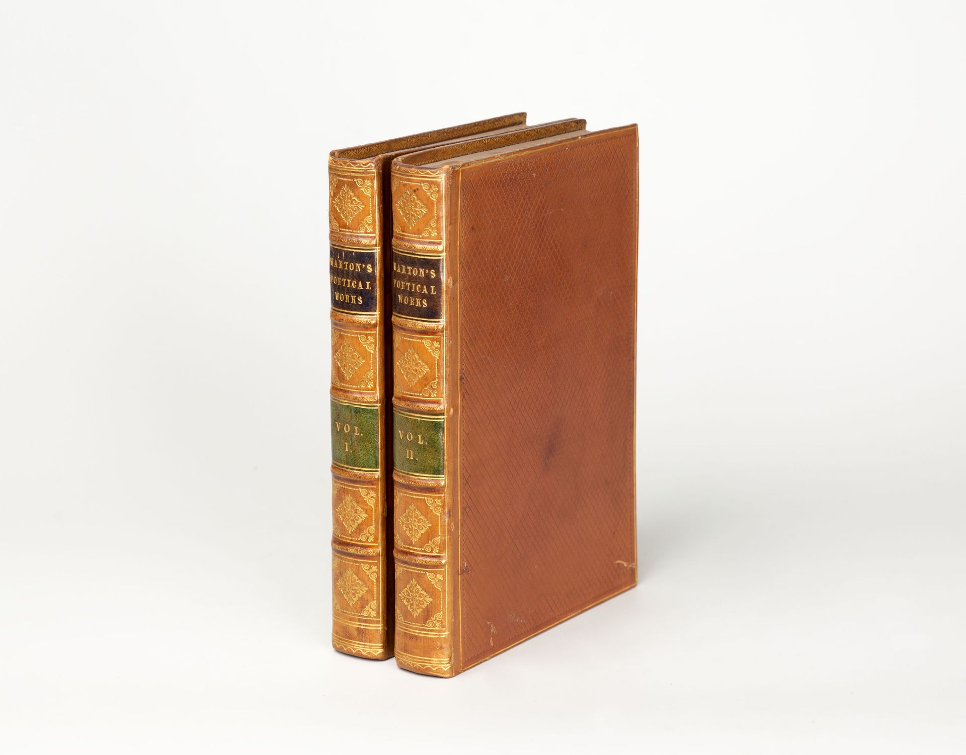 Th. Warton, Poetical works. 2 Bde. Oxford 1802. - Image 2 of 2