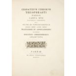 Theophrast, Characterum Ethicorum. Parma 1786.