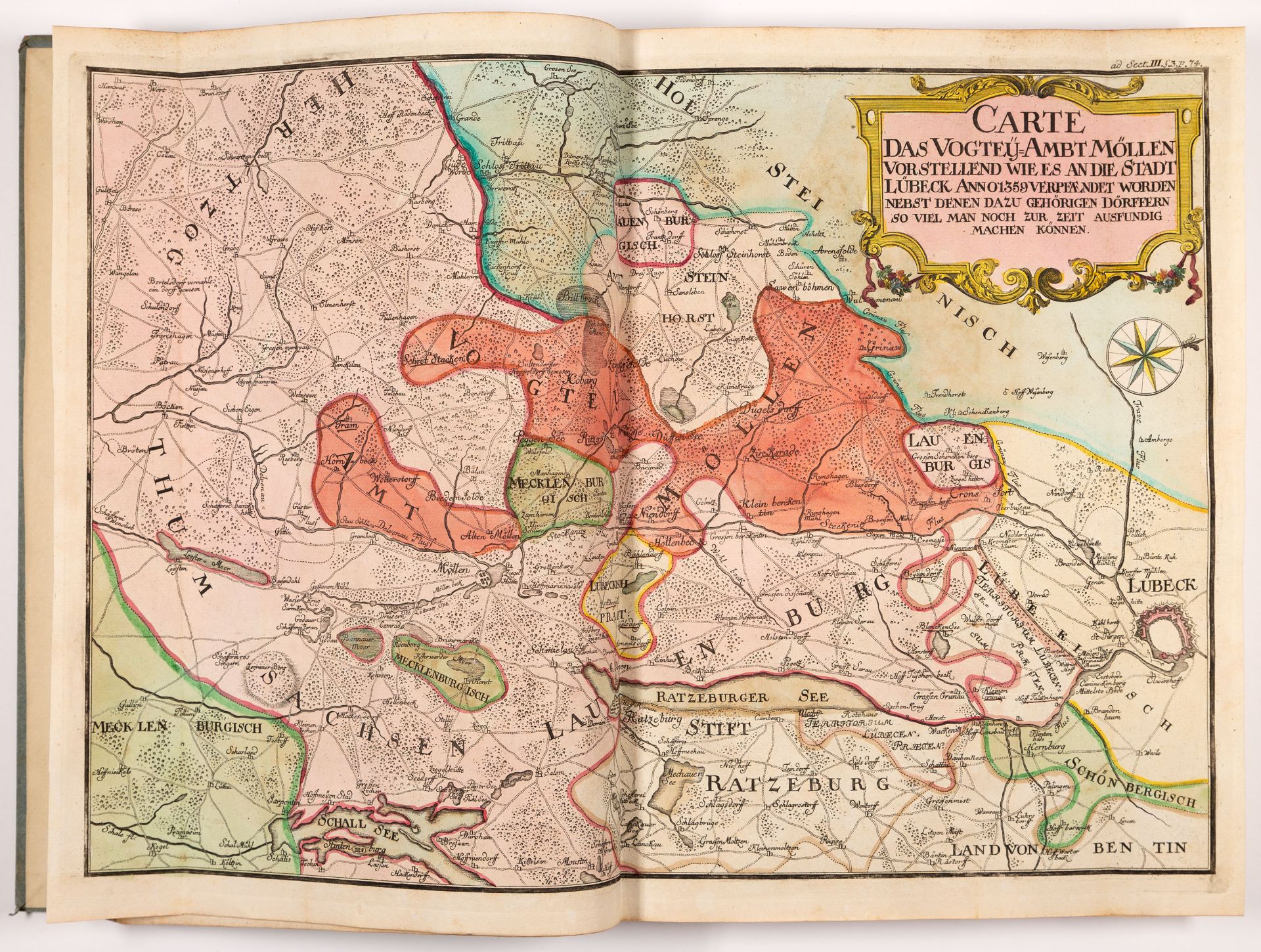J. G. von Meyer, Nachricht von dem an die Stadt Lübeck Anno 1359 verpfändeten Dominio et Advocatia. - Image 2 of 3