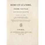 A. de Querelles, Héro et Léandre. Poëme nouveau en trois chants. Trad. du Grec. Paris 1801.