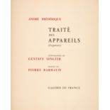 A. Frédérique / G. Singier, Traité des appareils. Paris 1957. - Ex. 40/76.