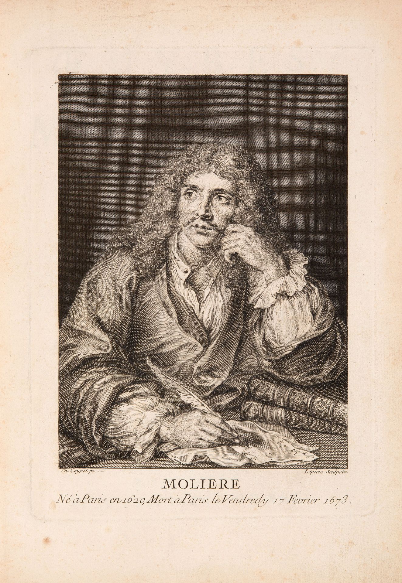 J. B. P. de Molière, Oeuvres. Nouv. éd. 6 Bde. Paris 1734. - Bild 2 aus 4