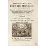 J. B. de Sollier, Martyrologium usuardi monachi. Venedig 1745.