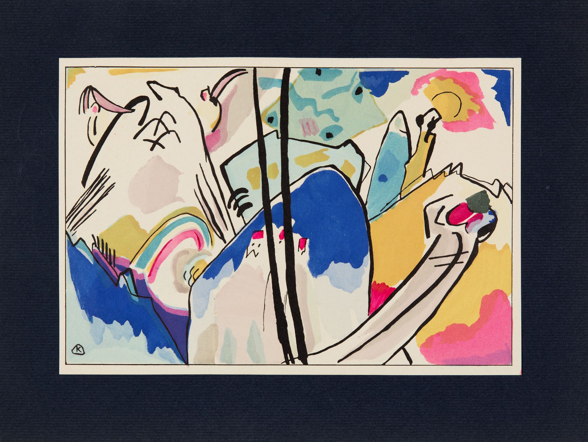 W. Kandinsky / F. Marc, Der blaue Reiter. München 1912. - Image 3 of 3