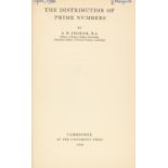 A. E. Ingham, The Distribution of Prime Numbers. Cambridge 1932.