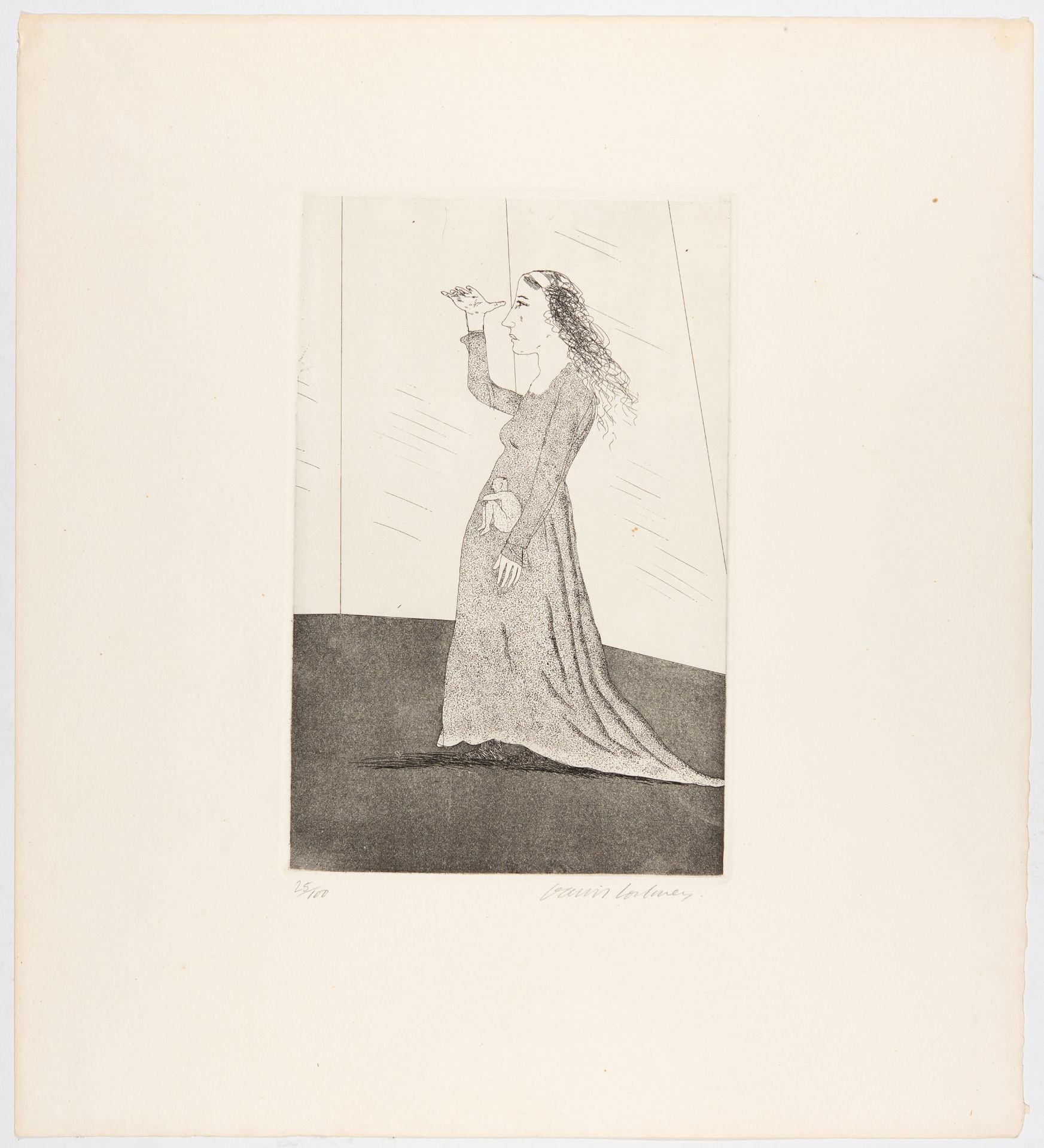 David Hockney. The princess searching (aus: illustrations for six fairy tales from the Brothers Grim - Image 2 of 4